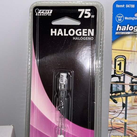 LOT of 16 Halogen Bulbs Assorted Sizes and Watt Sold As-Is See Photos NO RETURNS - Picture 4 of 7